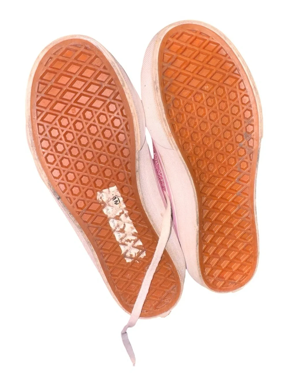 Vans Kids Pink Glitter High-Top Sneakers. Size 2